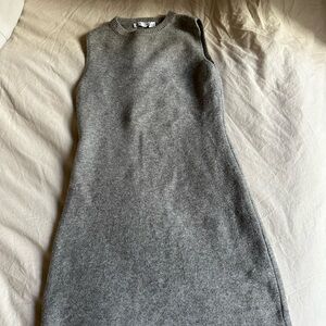 Zara Charcoal Knit Midi Dress